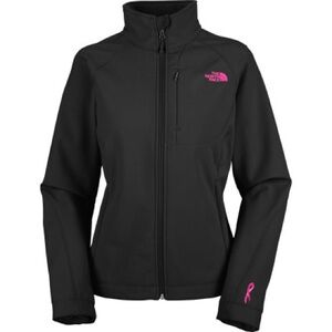 The North Face Apex Women's Black and Pink Fleece Jacket